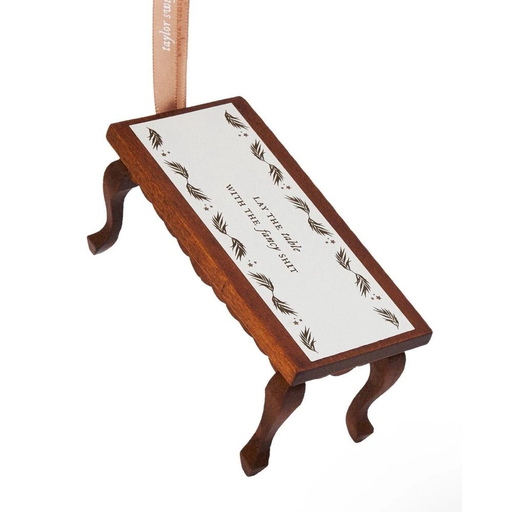Taylor Swift Tolerate It Table Ornament Holiday Collection Evermore Christmas